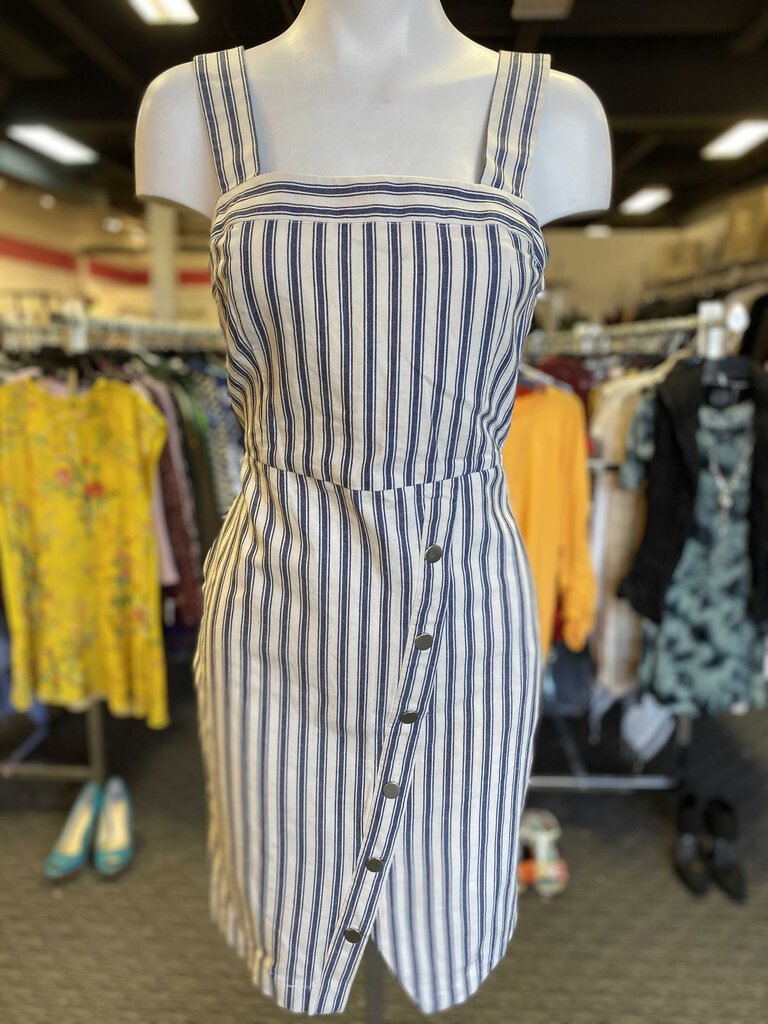 Sharagano striped dress 4
