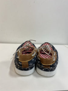 Sperry topsider gingham shoes 10