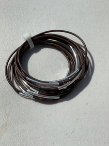 Brown/Silver Multi Bracelet Set