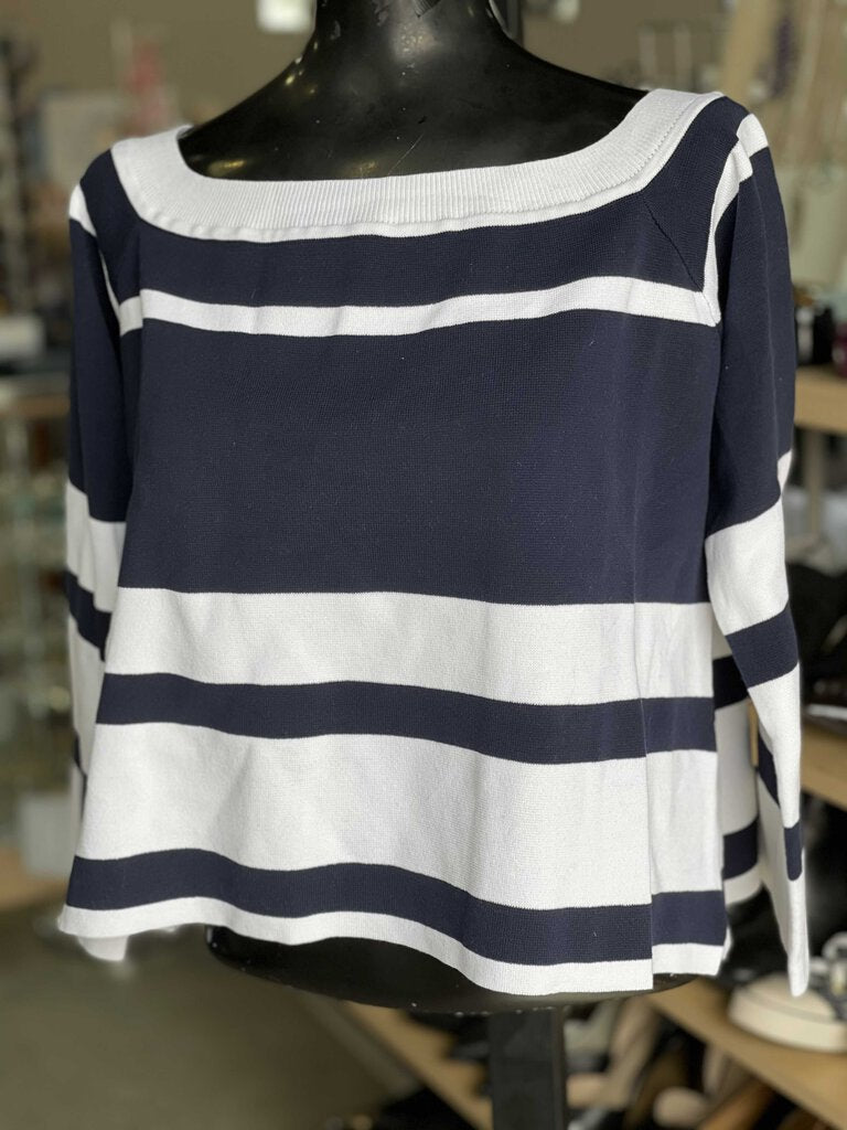 J Crew Cropped Top Long Sleeve M NWT