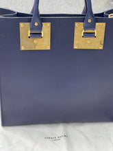 Load image into Gallery viewer, Sophie Hulme Large Square Albion Saddle Leather Square Tote
