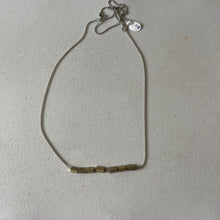 Load image into Gallery viewer, Gold colored Triangular Shaped long necklace
