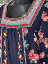 Load image into Gallery viewer, Anthropologie Embroidered Top Short Sleeve S
