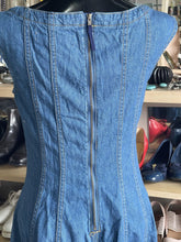 Load image into Gallery viewer, Pilcro Anthropologie Denim Pleated Dress 4
