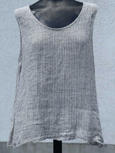 Load image into Gallery viewer, Flax Sleeveless Linen Top M

