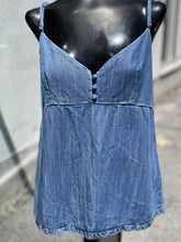 Load image into Gallery viewer, Guess denim Tank Top L
