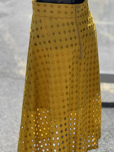 H&M Lined Circle Cutout Skirt 6