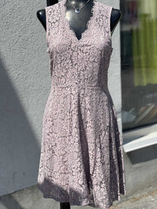 H&M Lace overlay Lined Dress S