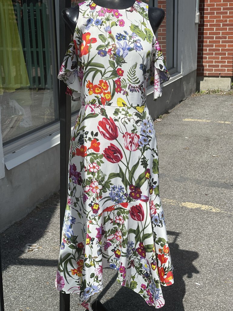 Maggy London Floral Dress 8