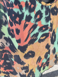 Olivaceous Cheetah Print sleevless Top S
