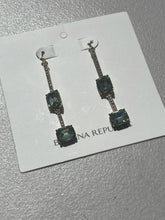 Load image into Gallery viewer, Banana Republic Rhinestone Double Stone Earrings NWT
