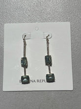 Load image into Gallery viewer, Banana Republic Rhinestone Double Stone Earrings NWT
