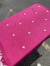 Load image into Gallery viewer, Cashmere Flamingo Scarf
