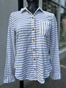 Abercrombie striped shirt XS