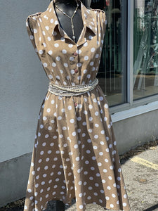 Unbranded Vintage Polka dot Dress S