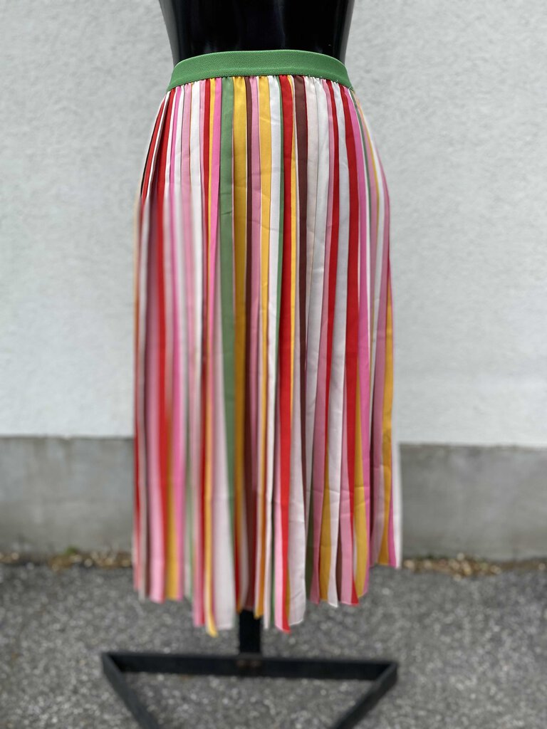 Cath Kidston Striped Pleated Skirt M
