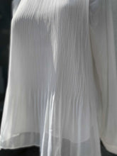 Load image into Gallery viewer, Banana Republic (outlet) sheer pleated top MBanana Republic (outlet) sheer pleated top M

