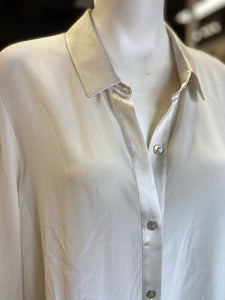 Eileen Fisher silk button up L