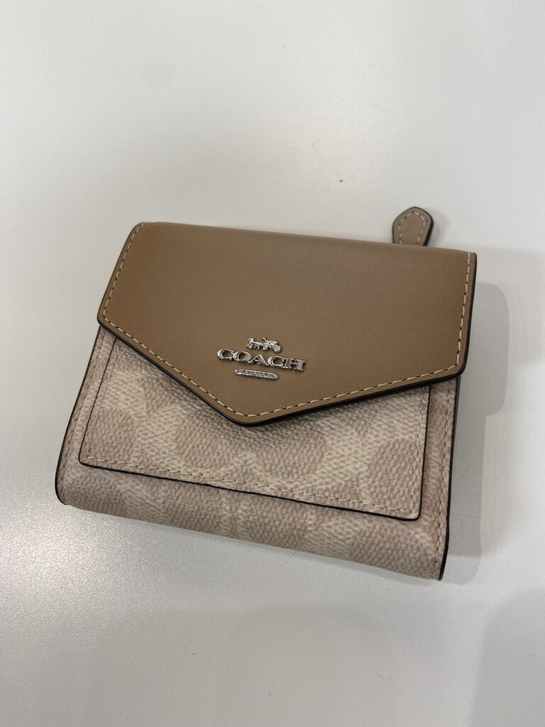 Coach small monogram wallet