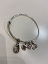 Alex & Ani shell pendant bracelet