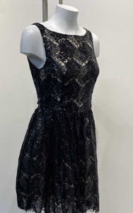BB Dakota lace/sequin overlay dress 4