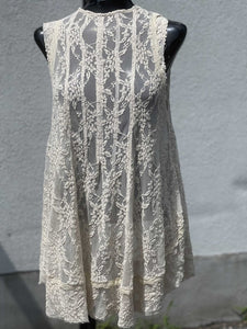 Free People Lace (unlined) Tunic M