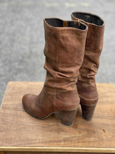 Steve Madden Leather Boots 8.5