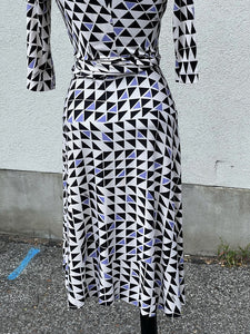 Diane Von Furstenburg Silk Wrap Vintage Dress 2
