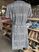 Load image into Gallery viewer, Zara Plaid Wrap Dress L
