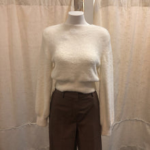 Load image into Gallery viewer, Sunday Best crop fuzzy sweater M
