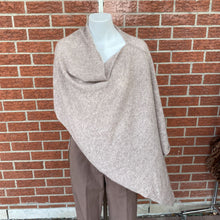 Load image into Gallery viewer, Deanne White cashmere shawl/scarf O/S
