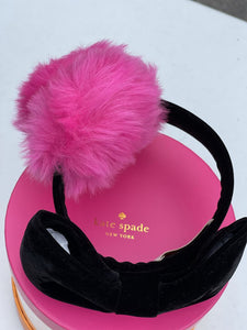 Kate Spade Faux Fur Earmuffs O/S