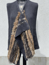Load image into Gallery viewer, Lauren Vidal Fur Trim Vest L NWT
