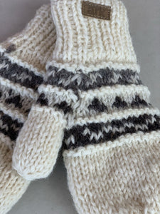 Ark lined wool mittens