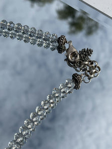 Karen Mcclintock .925 Beaded Dragonfly Necklace