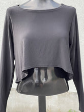 Load image into Gallery viewer, Sympli Asymmetrical Crop top Long Sleeve 12
