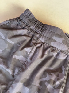 Lululemon camo print lined shorts 6