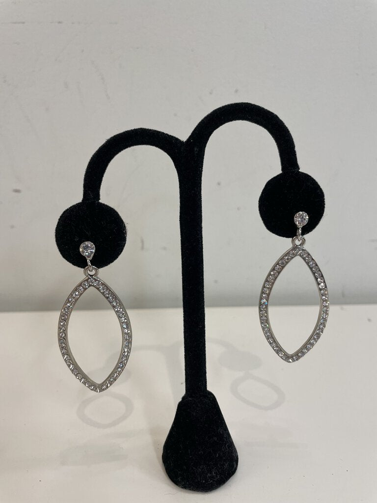 blingy oval hoops