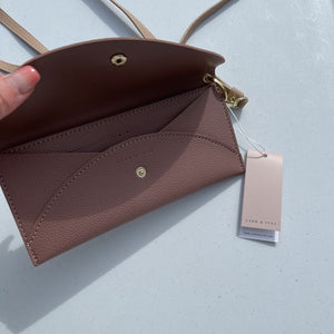 Lark & Ives Mulberry Wallet with a strap NWT