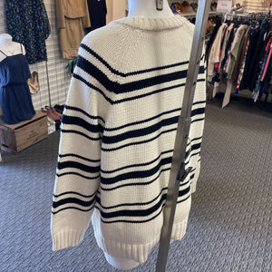 Zara striped sweater NWT L