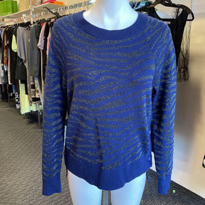 Stella & Dot zebra print sweater S