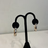 .925 wide hoop earrings