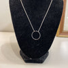 .925 chain w circle pendant