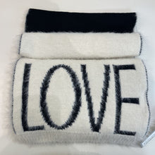 Load image into Gallery viewer, Joe Fresh &quot;LOVE&quot; fuzzy scarf
