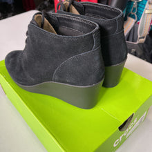 Load image into Gallery viewer, Crocs Leigh suede wedge shootie boot 6.5
