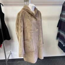 Load image into Gallery viewer, Zara reversible faux fur/suede coat XL
