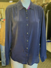 Banana Republic silk button up M