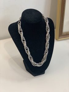 Multi chain link necklace