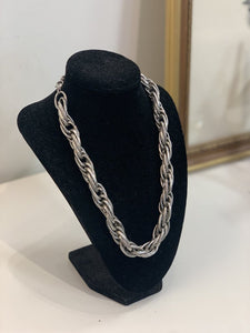 Multi chain link necklace