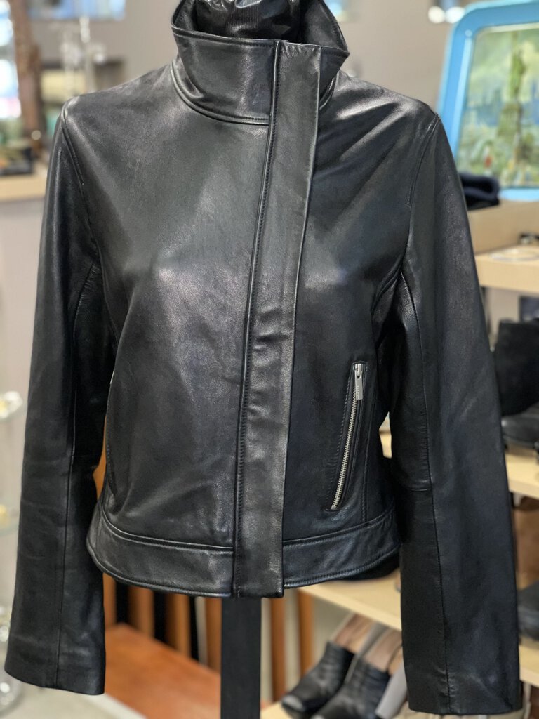 Babaton Leather Jacket L
